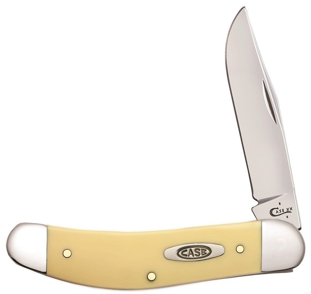 Sowbelly Yellow Delrin Handle Pocket Knife - Case® Knives